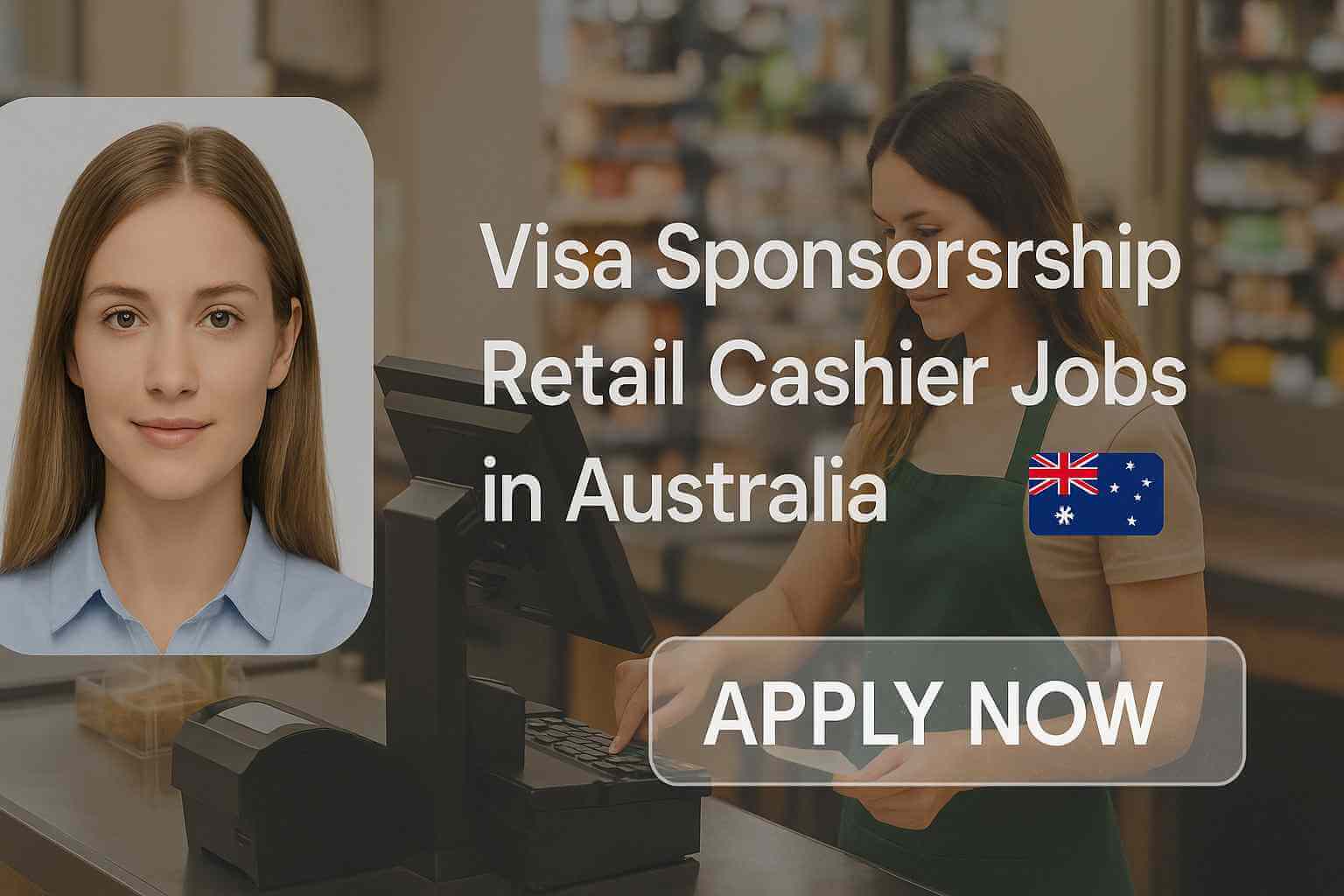 Visa Sponsorship Retail Cashier Jobs in Australia