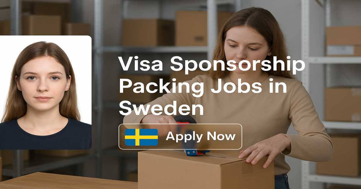 Visa Sponsorship Packing Jobs in Sweden