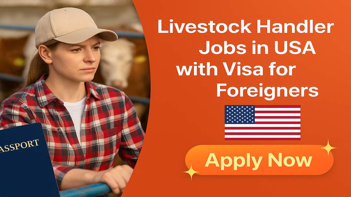 Livestock Handler Jobs in USA with Visa for Foreigners