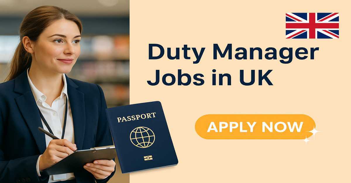 Duty Manager Jobs in UK
