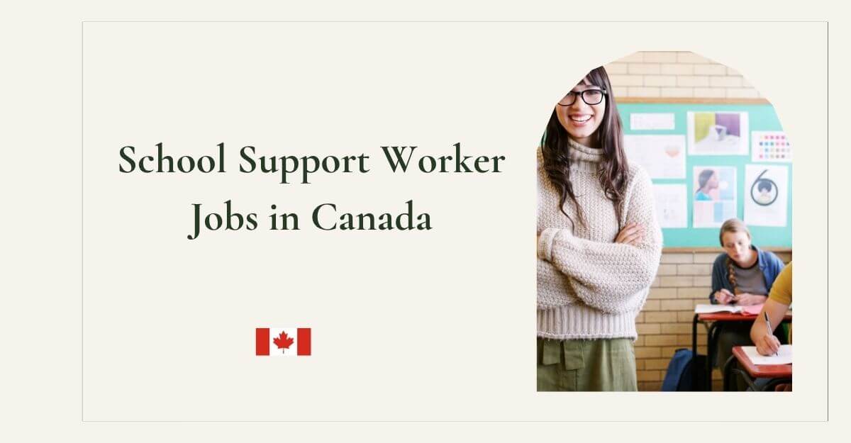 School Support Worker Jobs in Canada