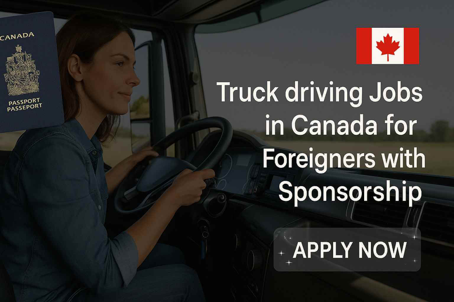 Truck driving Jobs in Canada for Foreigners with Sponsorship