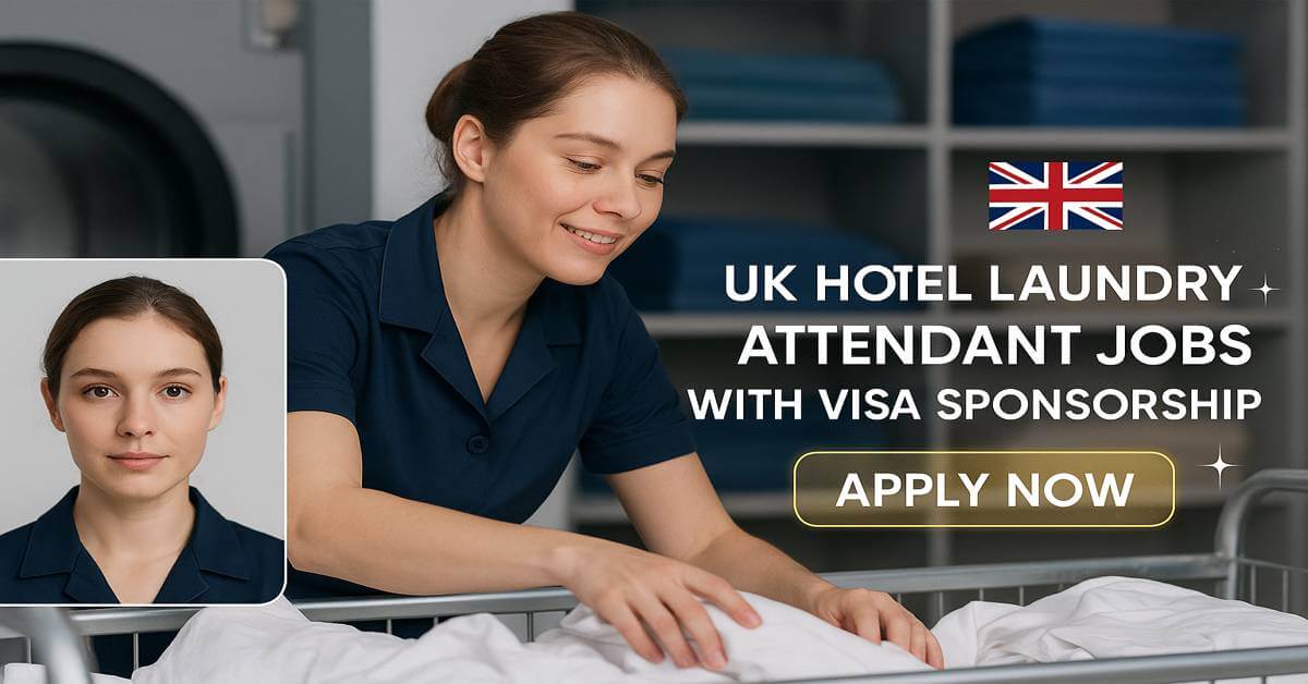 UK Hotel Laundry Attendant Jobs with Visa Sponsorship