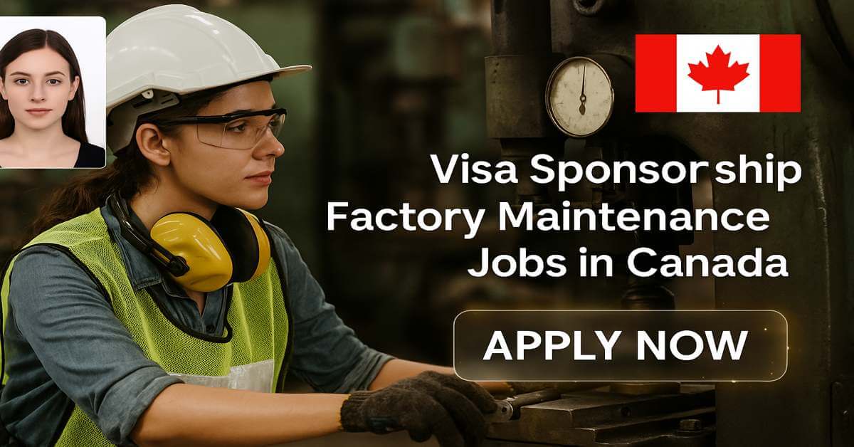 Visa Sponsorship Factory Maintenance Jobs in Canada