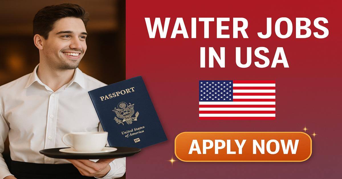 Waiter Jobs in USA