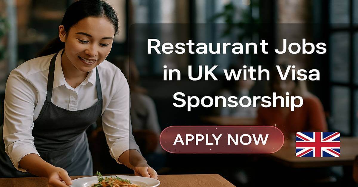 Restaurant Jobs in UK with Visa Sponsorship