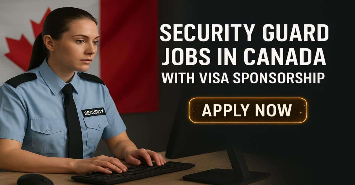 Security Guard Jobs in Canada with Visa Sponsorship