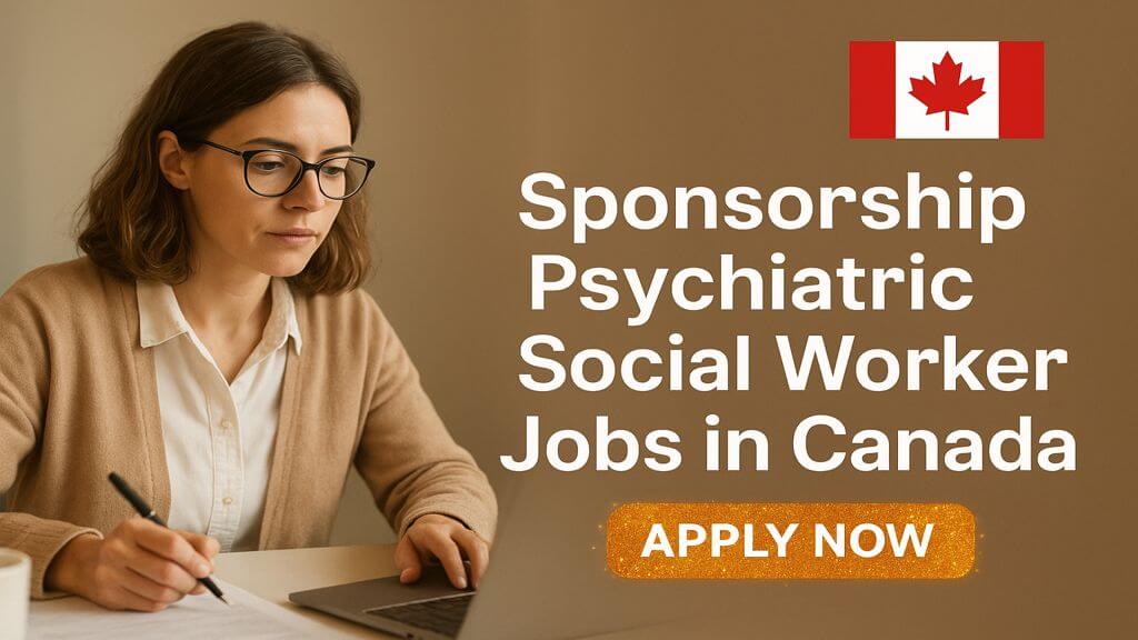 Sponsorship Psychiatric Social Worker Jobs in Canada