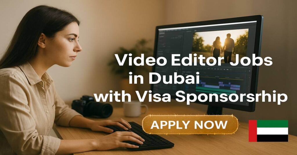 Video Editor Jobs in Dubai with Visa Sponsorship