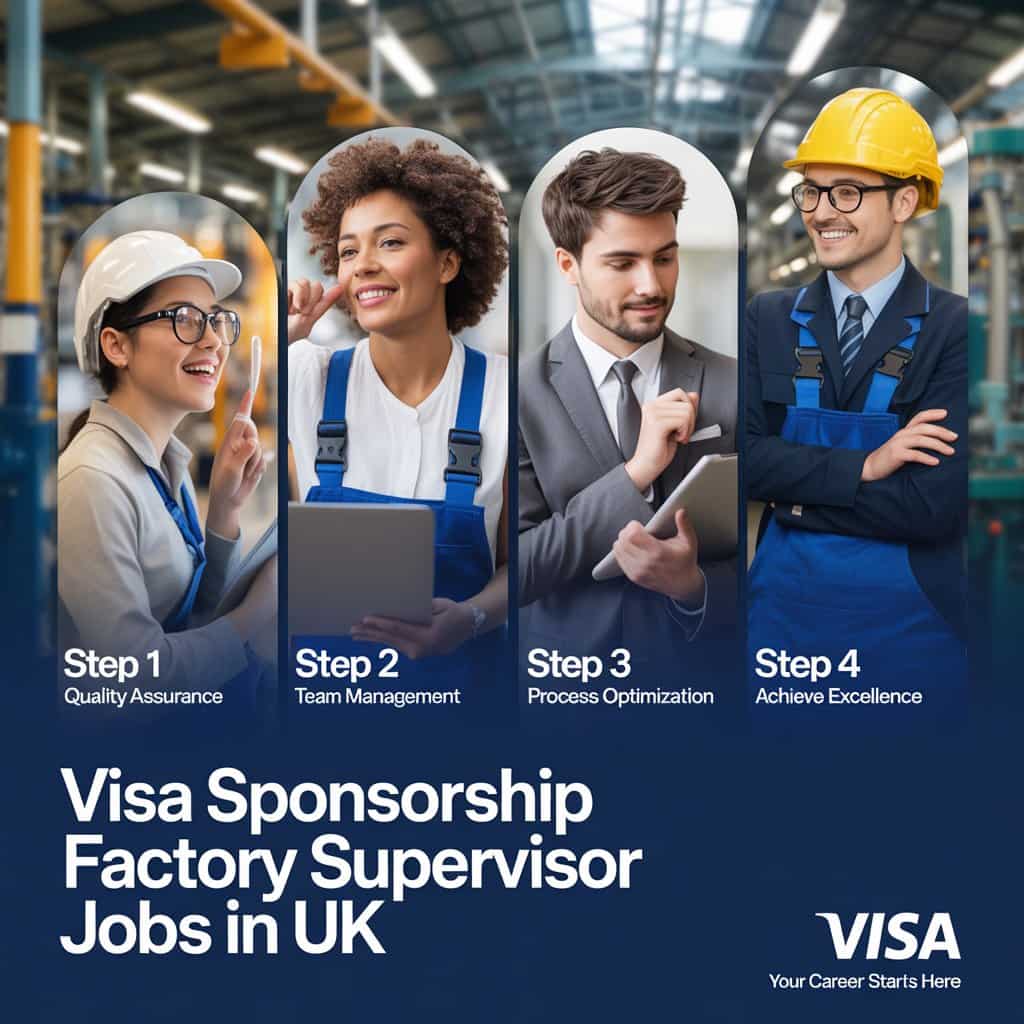 Visa Sponsorship Factory Supervisor Jobs in UK