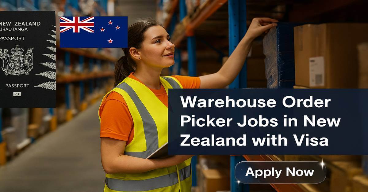 Warehouse Order Picker Jobs in New Zealand with Visa