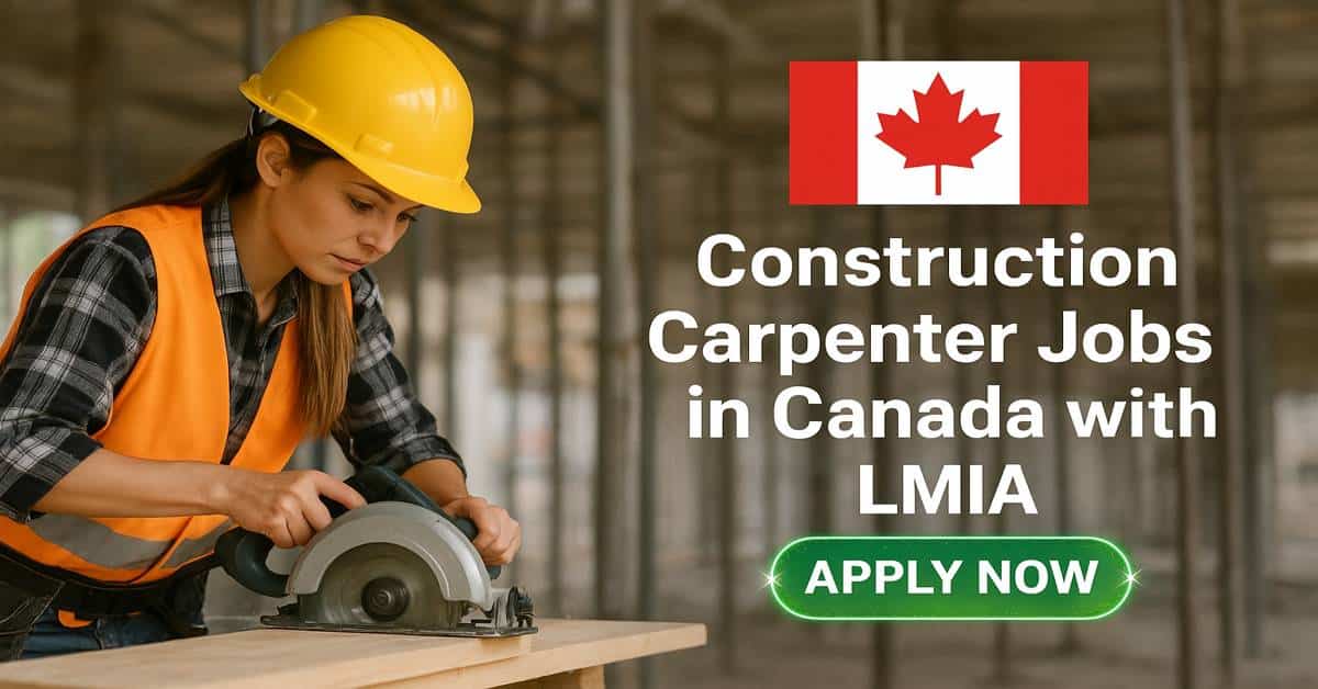 Construction Carpenter Jobs in Canada with LMIA