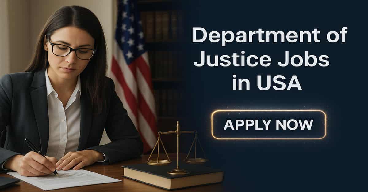 Department of Justice Jobs in USA