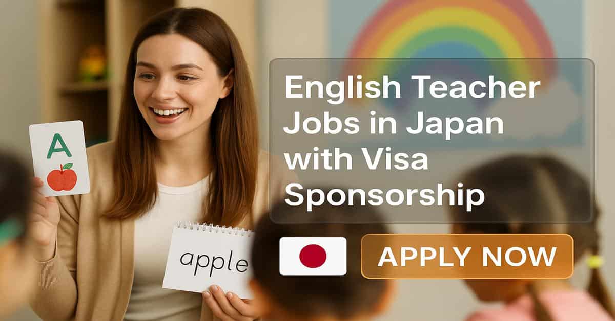 English Teacher Jobs in Japan with Visa Sponsorship