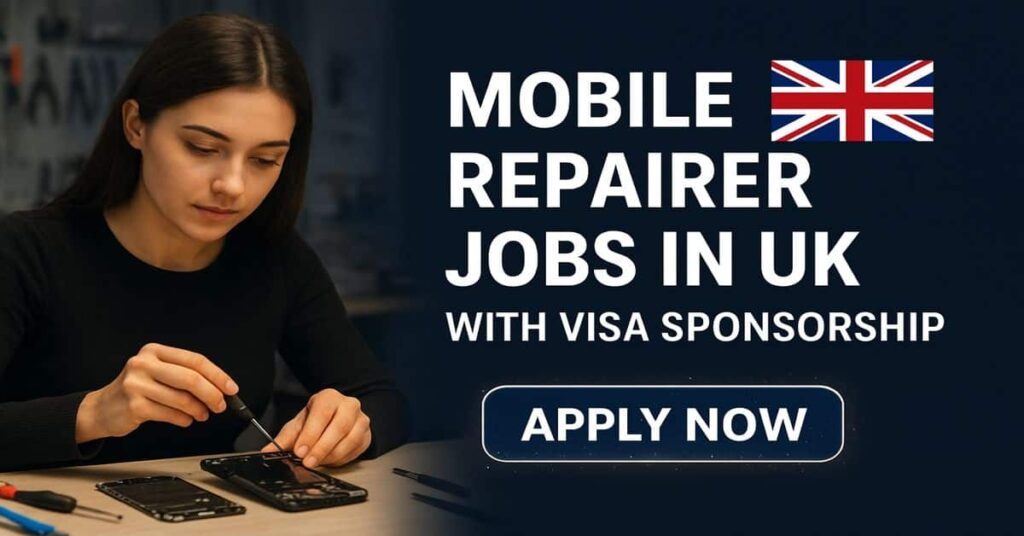 Mobile Repairer Jobs in UK with Visa Sponsorship