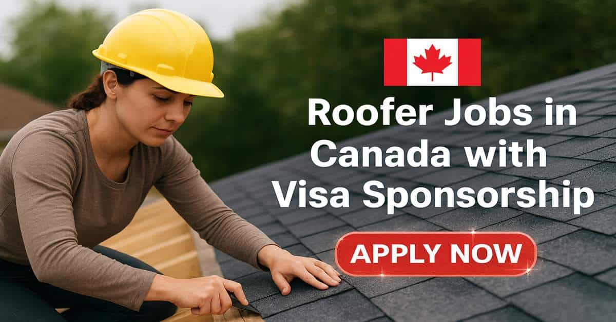 Roofer Jobs in Canada with Visa Sponsorship