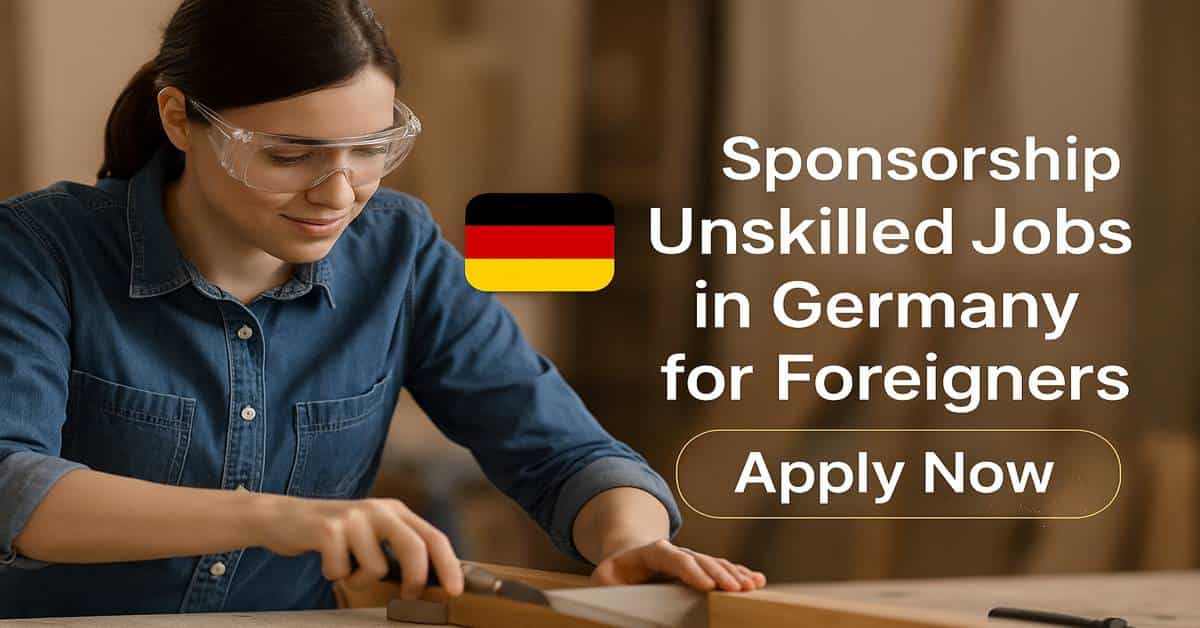 Sponsorship Unskilled Jobs in Germany for Foreigners