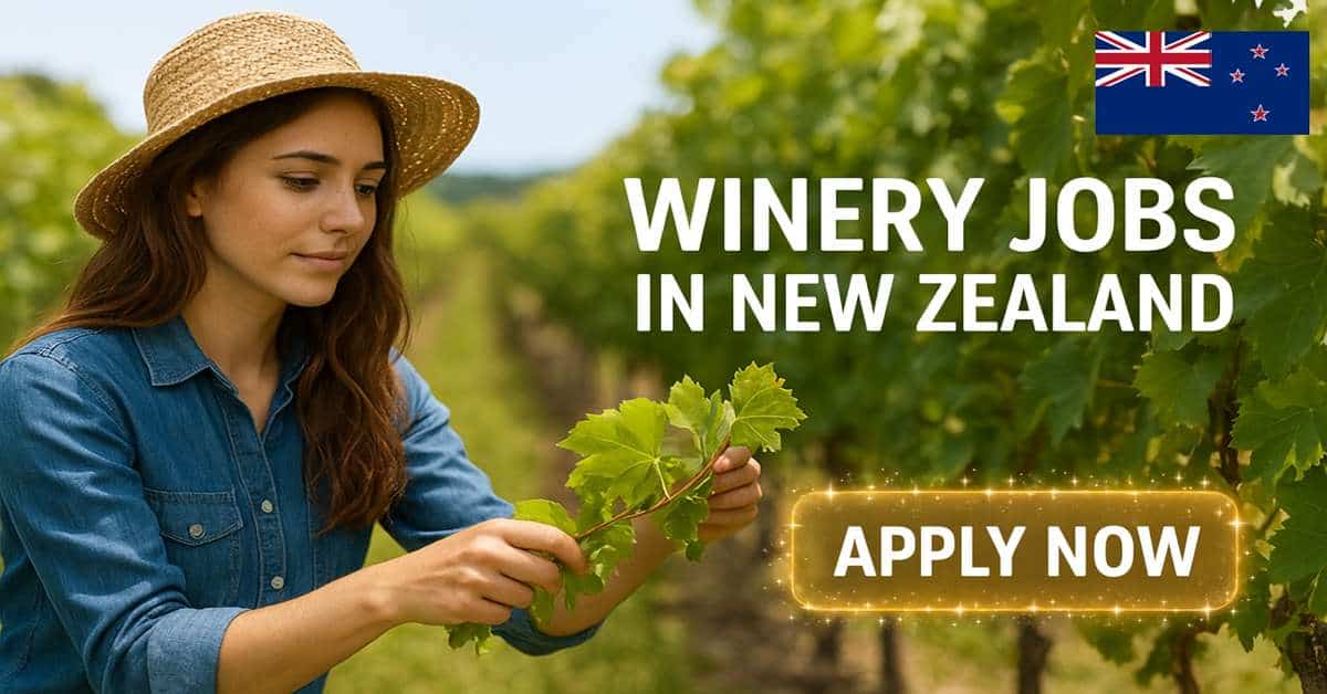 Winery Jobs in New Zealand