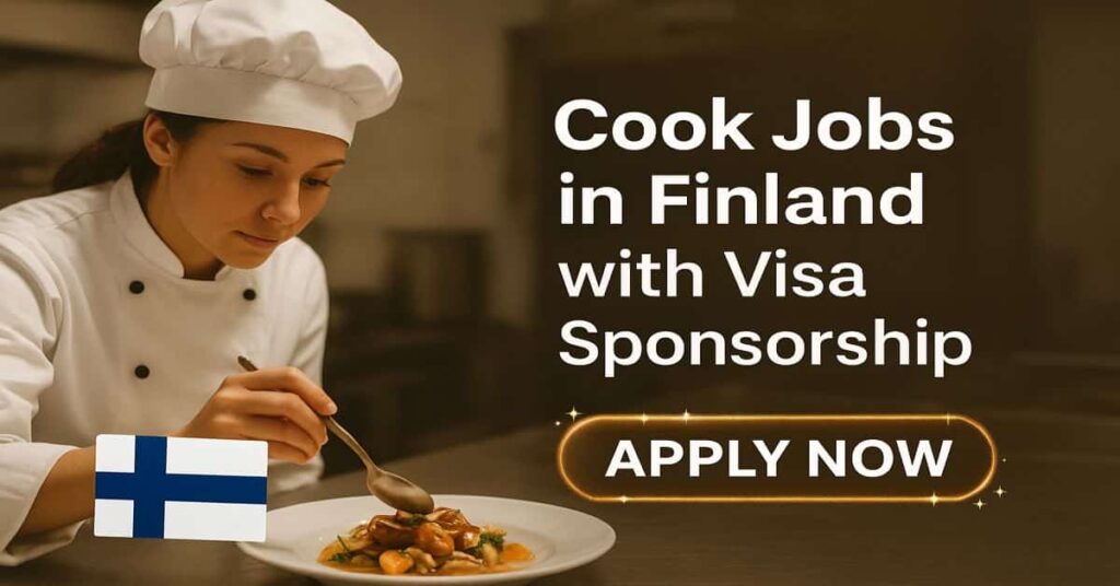 Cook Jobs in Finland with Visa Sponsorship