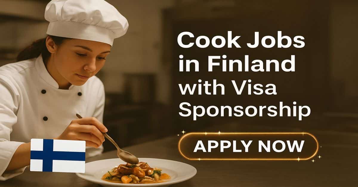 Cook Jobs in Finland with Visa Sponsorship