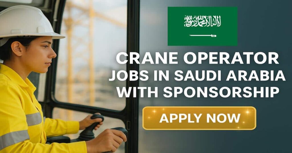 Crane Operator Jobs in Saudi Arabia with Sponsorship