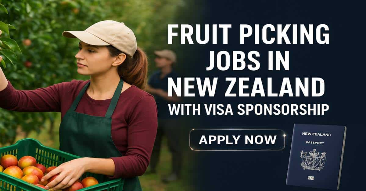 Fruit Picking Jobs in New Zealand with Visa Sponsorship