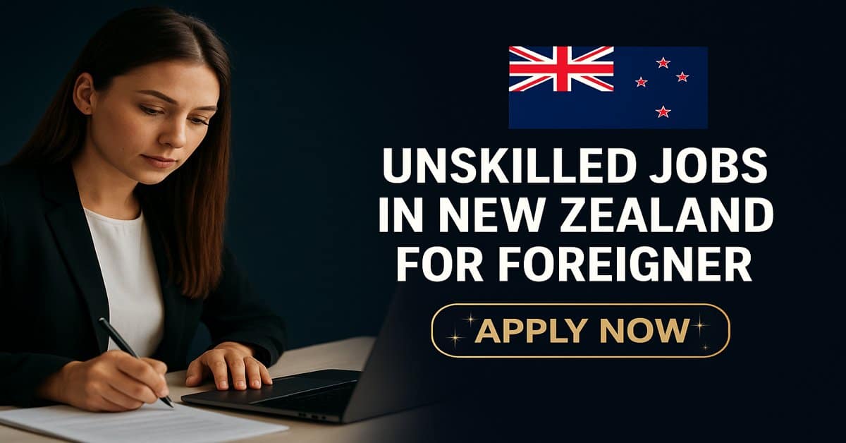 Unskilled Jobs in New Zealand for Foreigner