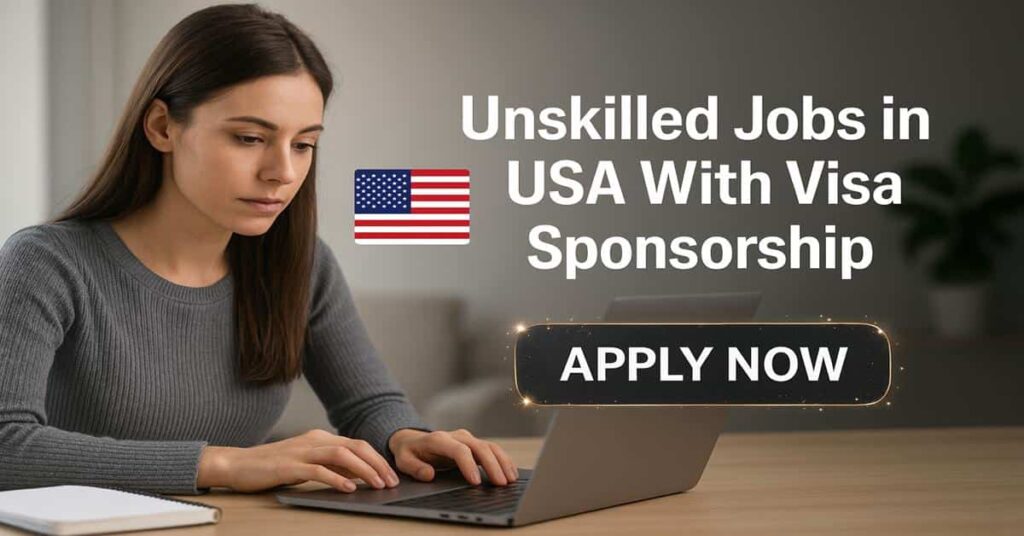 Unskilled Jobs in USA With Visa Sponsorship