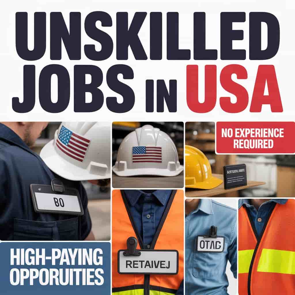 Unskilled Jobs in USA