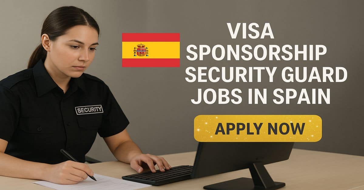 Visa Sponsorship Security Guard Jobs in Spain