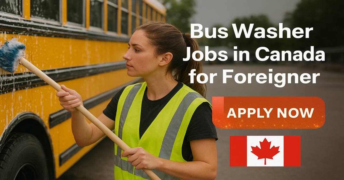 Bus Washer Jobs in Canada for Foreigner