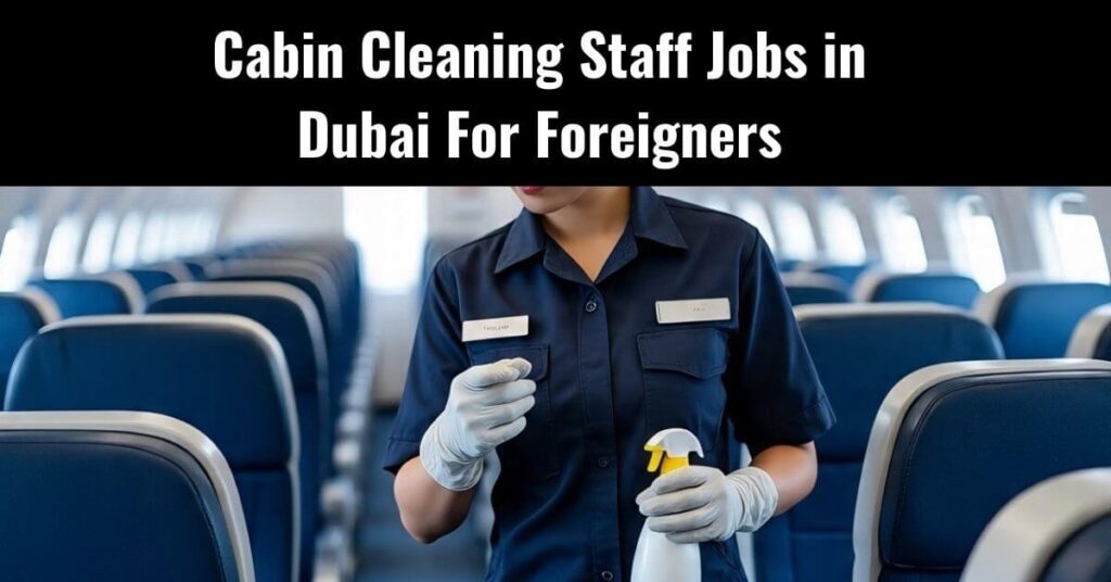 Cabin Cleaning Staff Jobs in Dubai For Foreigners