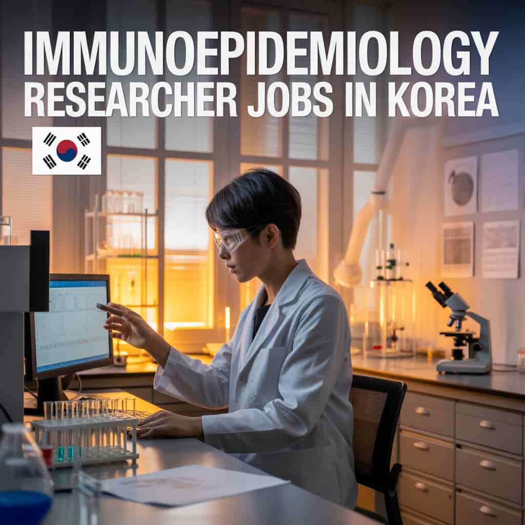 Immunoepidemiology Researcher Jobs in Korea