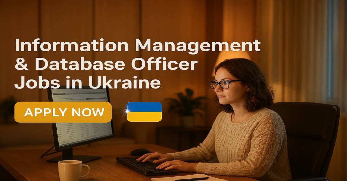 Information Management & Database Officer Jobs in Ukraine