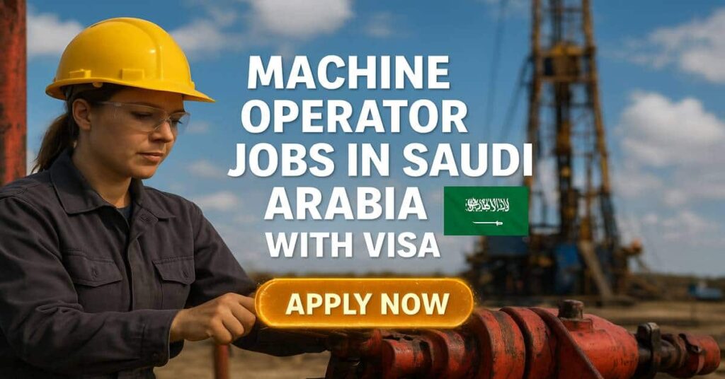 Machine Operator Jobs in Saudi Arabia with Visa