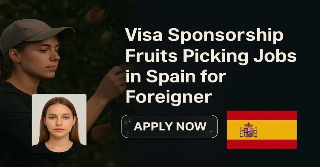 Visa Sponsorship Fruits Picking Jobs in Spain for Foreigner
