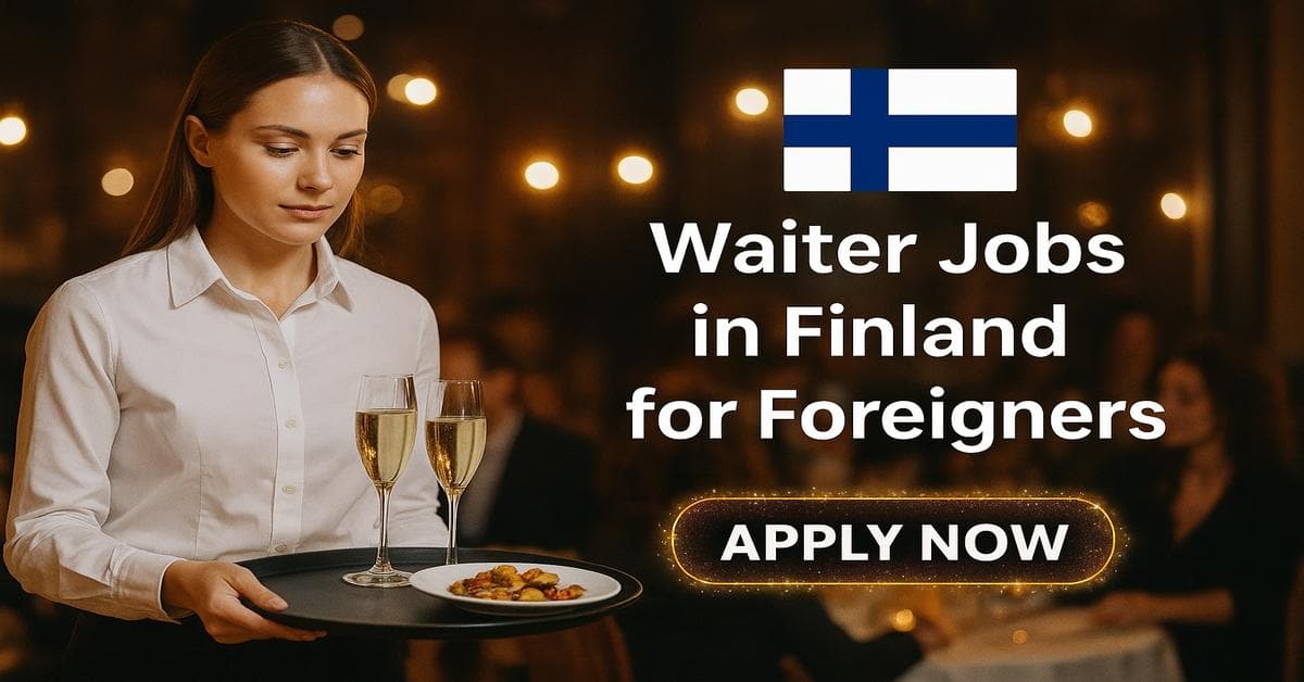 Waiter Jobs in Finland for Foreigners