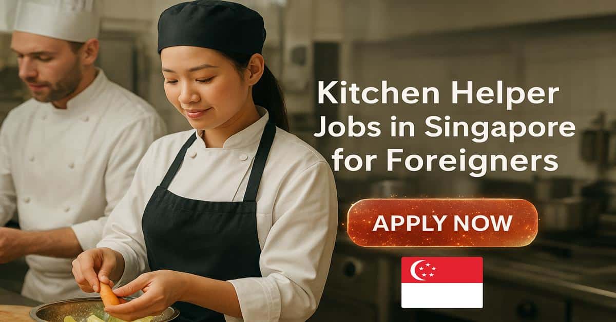 Kitchen Helper Jobs in Singapore for Foreigners