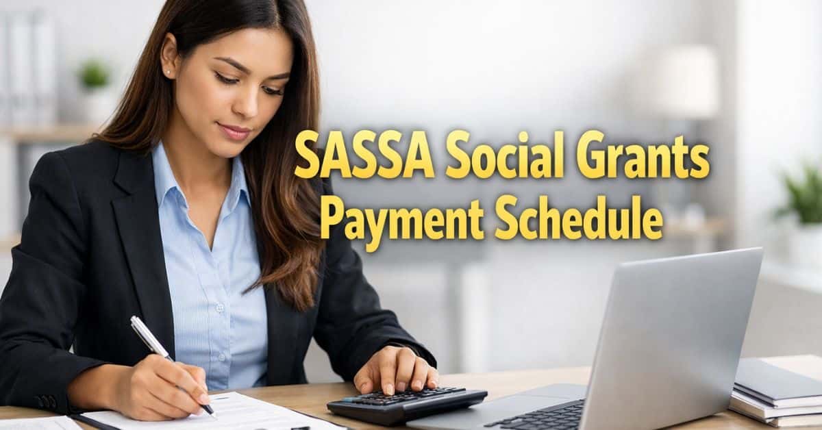 SASSA Social Grants Payment Schedule