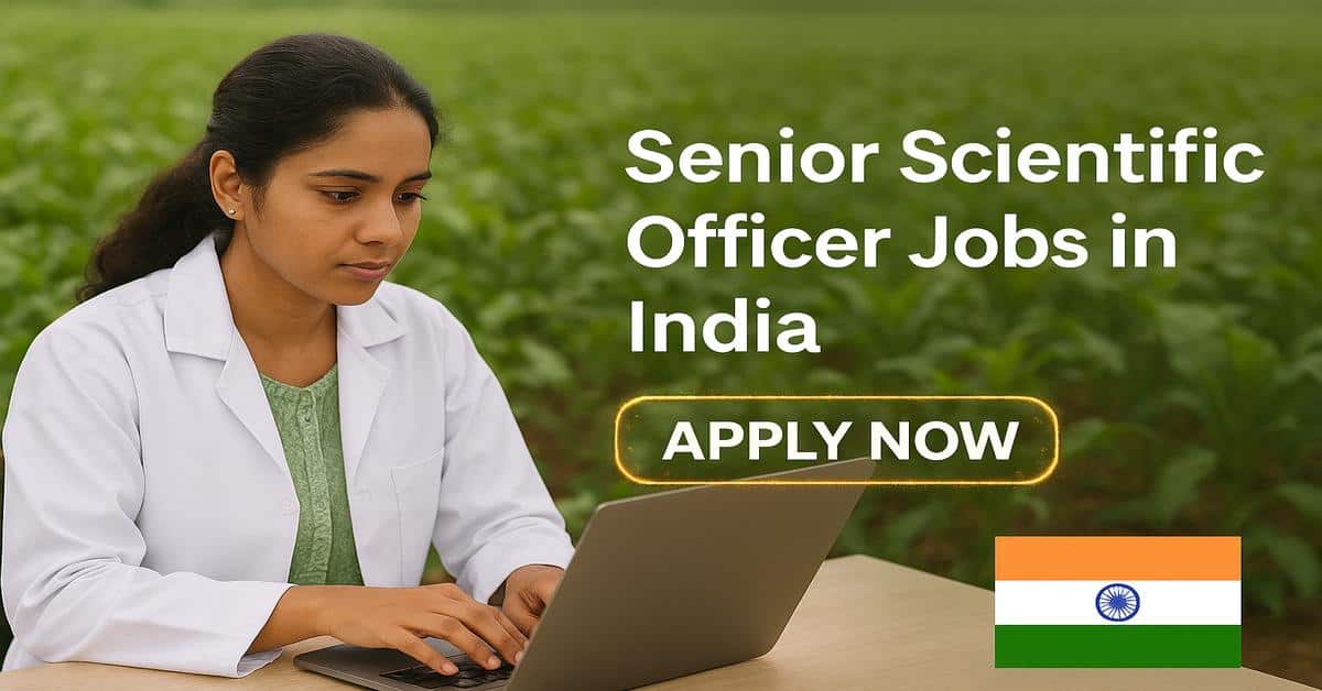 Senior Scientific Officer Jobs in India