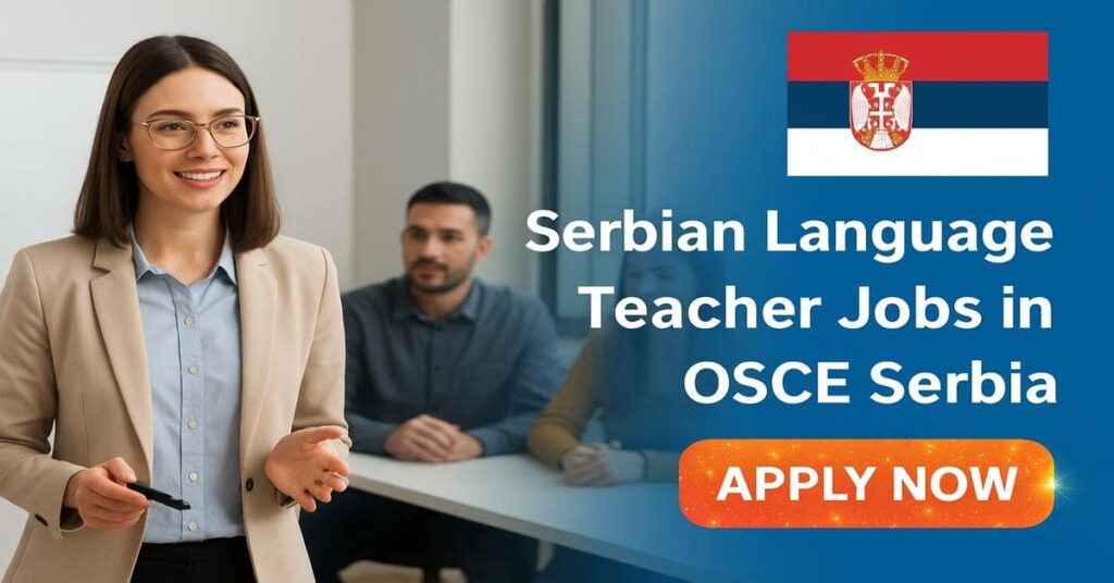 Serbian Language Teacher Jobs in OSCE Serbia