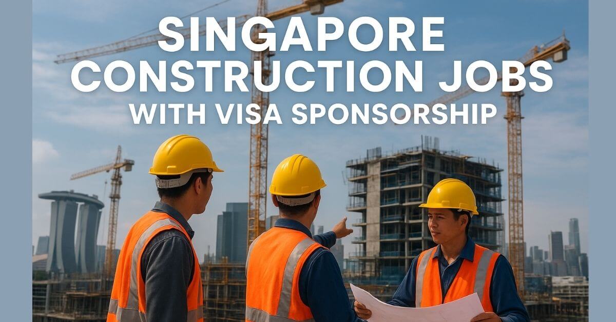 Singapore Construction Jobs with Visa Sponsorship