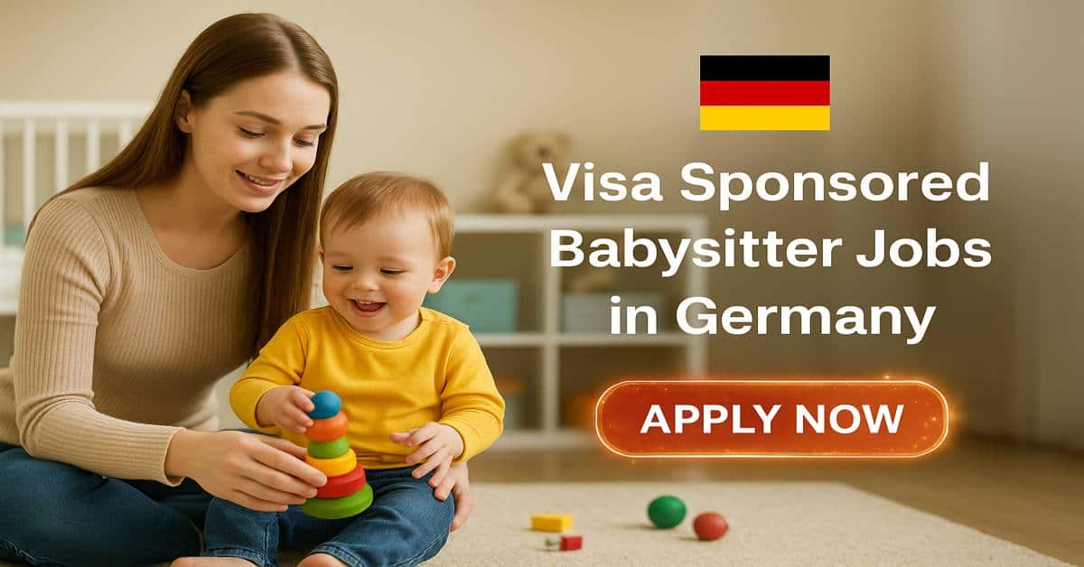 Visa Sponsored Babysitter Jobs in Germany