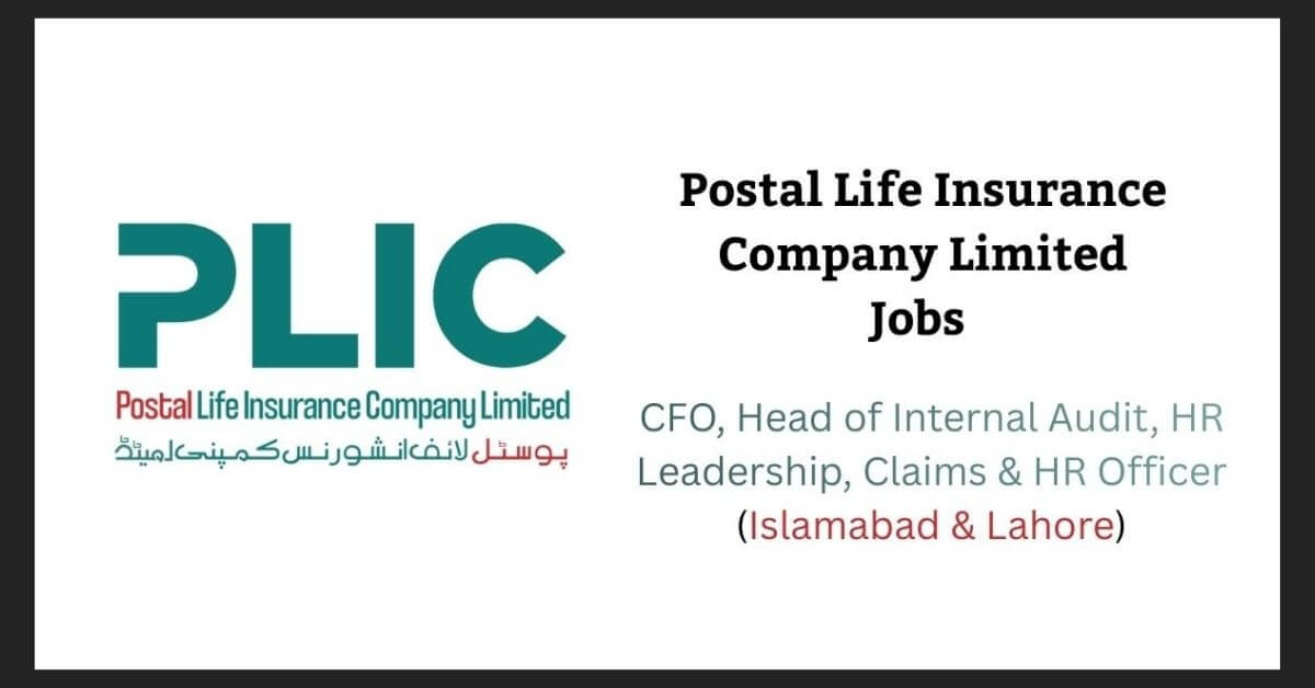 Postal Life Insurance Company Limited (PLIC) Jobs