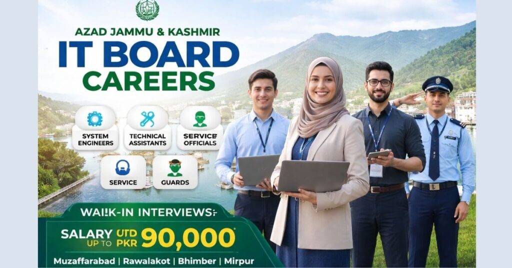 Azad Jammu and Kashmir IT Board Careers