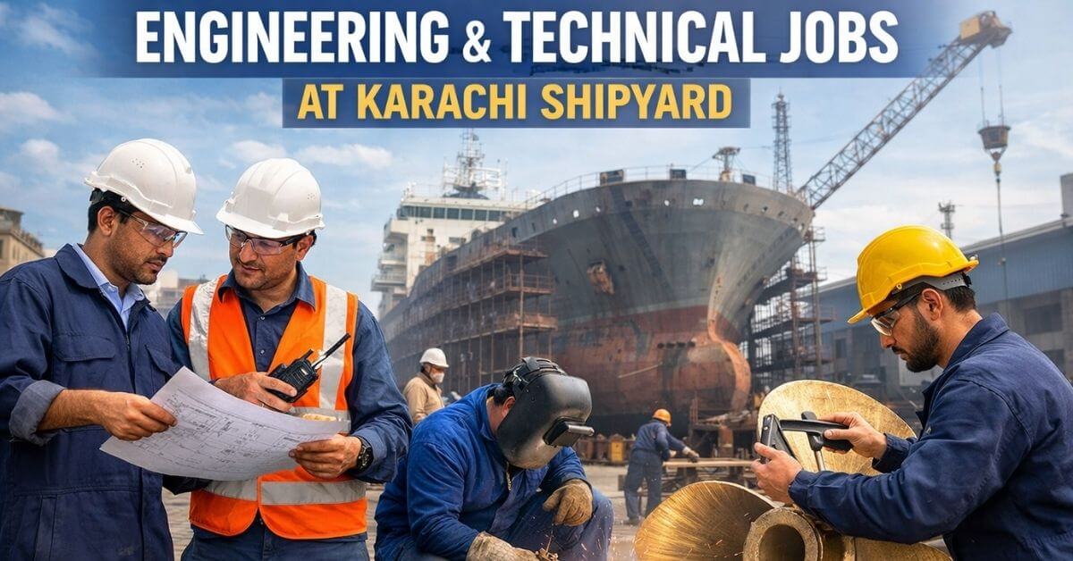 Engineering and Technical Jobs at Karachi Shipyard