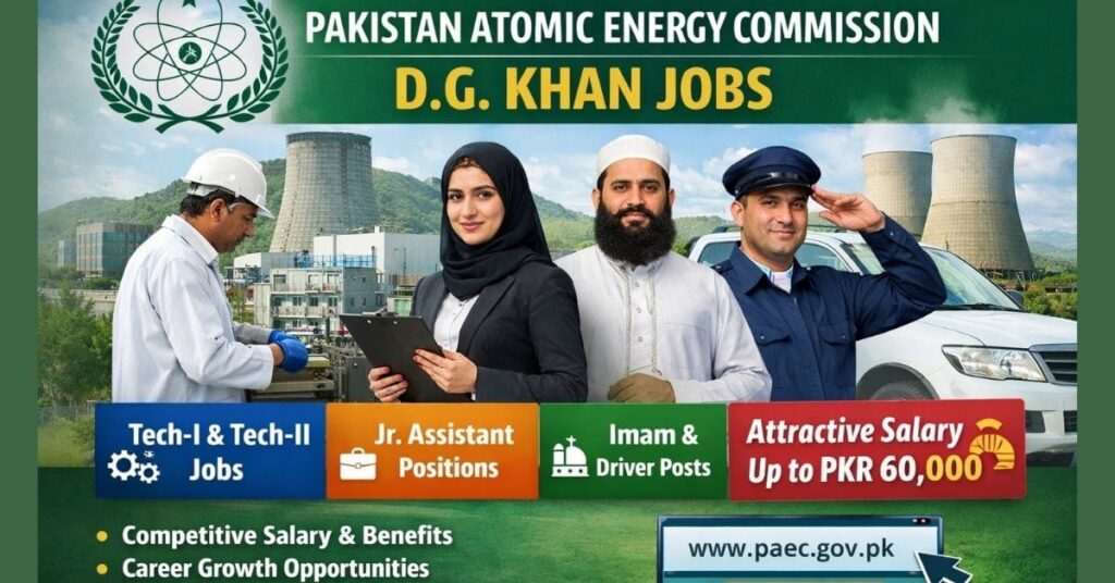 Pakistan Atomic Energy Commission D.G. Khan Jobs