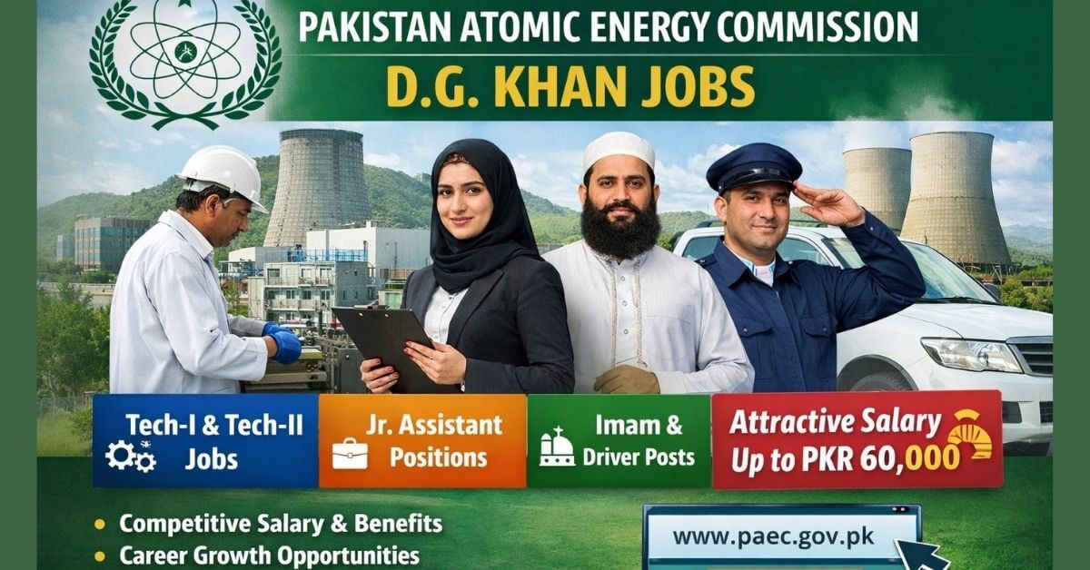 Pakistan Atomic Energy Commission D.G. Khan Jobs