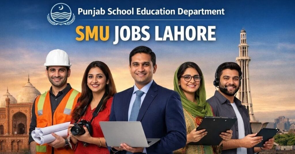 Punjab School Education Department SMU Jobs Lahore