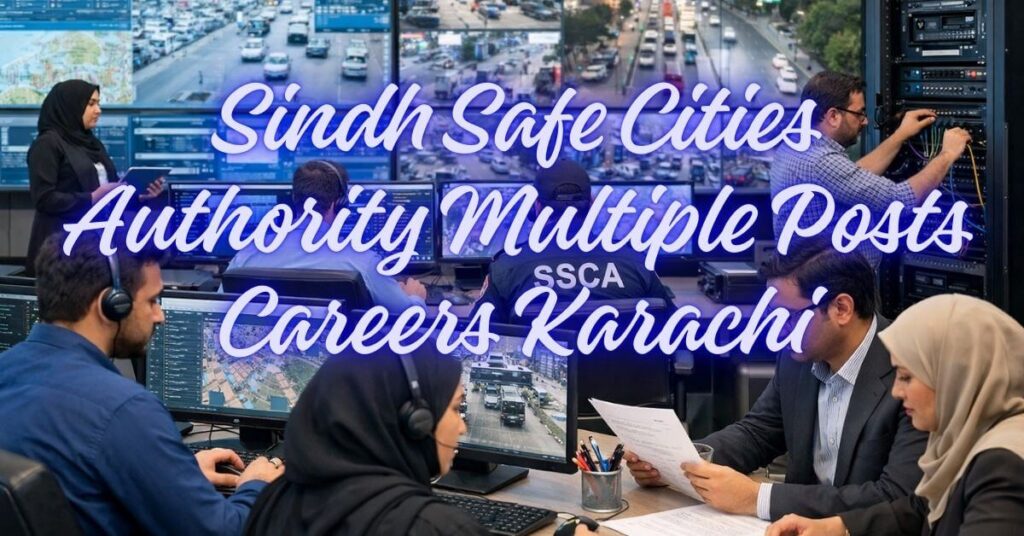 Sindh Safe Cities Authority Multiple Posts Careers Karachi